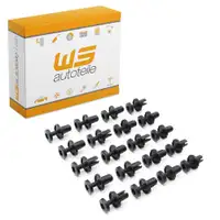20 mounting clips (expansion rivets) for PEUGEOT 207, 3008, 307, 308, 406, 5008