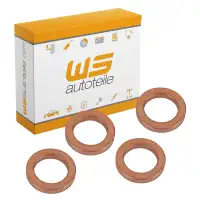 4x Dichtring &Ouml;lauslass Hohlschraube &Ouml;lleitung f&uuml;r CITROEN FIAT FORD LANCIA MAZDA PEUGEOT