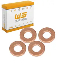 4x Dichtring Einspritzd&uuml;se f&uuml;r CITROEN DS FORD MINI OPEL PEUGEOT RENAULT VW