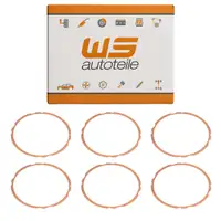 6x Dichtung Zylinderlaufbuchse 0,5MM f&uuml;r PORSCHE 911 3.0 3.2 3.3 93010419401