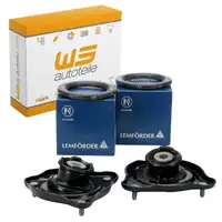 2x Federbeinst&uuml;tzlager + LEMF&Ouml;RDER Kugellager f&uuml;r PORSCHE 996 C4 4S vorne