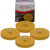 4x Folienradierer Radierscheibe Aufkleber Zierstreifen Entferner &Oslash; 90mm max. 4000rpm