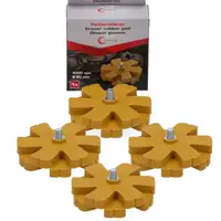 4x Folienradierer Radierscheibe Aufkleber Zierstreifen Entferner &Oslash; 90mm max. 4000rpm