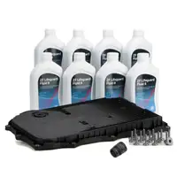 Getriebe&ouml;lwanne + Dichtung + Filter + 8L ZF FLUID 8 Getriebe&ouml;l f&uuml;r BMW 8-Gang 8HP45-75