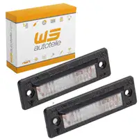 2x Kennzeichenleuchte + Glühlampe für PORSCHE 964 993 996 968 Boxster 986 9646316200201C