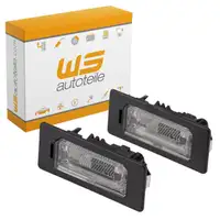 2x LED Kennzeichenleuchte f&uuml;r AUDI A3 A4 A6 SKODA Fabia 2 VW Passat Variant 3C5 B6