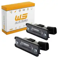 2x Kennzeichenleuchte f&uuml;r VW Golf 5 Polo 4 9N 9A Passat B6 SEAT Ibiza 4 5 Leon 3D0943021A