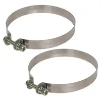 2x Auspuffschelle Spannband Endschalld&auml;mpfer f&uuml;r PORSCHE 911 K-Jetronic 65-83 90111115704