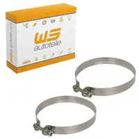 2x Auspuffschelle Spannband Endschalld&auml;mpfer f&uuml;r PORSCHE 911 K-Jetronic 65-83 90111115704