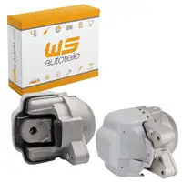 2x Motorlager Hydrolager f&uuml;r PORSCHE Macan (95B) 3.0 S / GTS 3.6 Turbo links + rechts