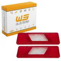 2x Lichtscheibe Heckleuchte R&uuml;ckleuchte f&uuml;r FORD Transit V363 (FED, FFD) hinten