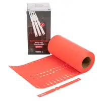 Schl&uuml;sselanh&auml;nger Key tag Schl&uuml;ssel-Tag Werkstatt PKW Motorrad LKW ROT 1000 St&uuml;ck