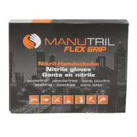 100x Gr&ouml;&szlig;e 7 / S Nitril Flex Grip Handschuhe Schutzhandschuhe diamantbeschichtet ORANGE