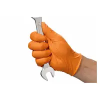 200x Gr&ouml;&szlig;e 9 / L Nitril Flex Grip Handschuhe Schutzhandschuhe diamantbeschichtet ORANGE
