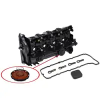 Ventildeckel + Dichtung + &Ouml;leinf&uuml;lldeckel f&uuml;r BMW 3er E90 E91 E92 E93 318d 320d N47