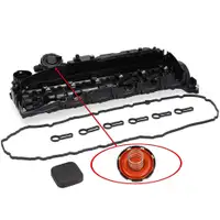 Ventildeckel + Dichtung + &Ouml;lverschlussdeckel f&uuml;r BMW 3er E90 E91 E92 E93 325d 330d N57