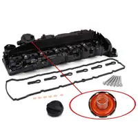 Ventildeckel + Deckel + Schraube D&uuml;senhalter f&uuml;r BMW 3er 4er 5er 7er X4 X5 X6 25/30d N57
