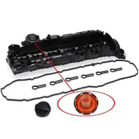 Ventildeckel + Dichtung + &Ouml;lverschlussdeckel f&uuml;r BMW 3er 4er 5er 7er X4 X5 X6 25/30d N57