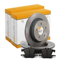 Bremsscheiben + Bremsbel&auml;ge f&uuml;r FORD Focus 2 C-Max (DM2) VOLVO C30 C70 II S40 II hinten