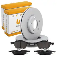 Bremsen Set Bremsscheiben + Bremsbel&auml;ge f&uuml;r MAZDA 3 (BK) (BL) 5 (CR) (CW) vorne