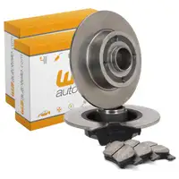 Bremsscheiben + Radlager + Bremsbel&auml;ge f&uuml;r RENAULT Espace 4 Vel Satis hinten