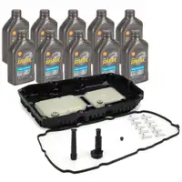 &Ouml;lwanne Automatikgetriebe 9G-TRONIC 725 + 10L SHELL Automatikgetriebe&ouml;l f&uuml;r MERCEDES