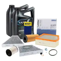 Filterset 4-tlg + 10L WOLF 0W30 LL III FE Motor&ouml;l f&uuml;r VW Phaeton 3.0 V6 TDI 233/240/245 PS