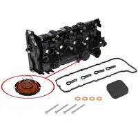 Ventildeckel + Dichtung + Deckel + Schraube D&uuml;senhalter f&uuml;r BMW 3er E90 E91 E92 E93 N47