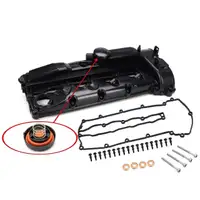 Ventildeckel + Dichtung + Schraube D&uuml;senhalter f&uuml;r MERCEDES W204 W205 W212 W166 OM651