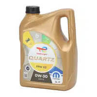 5L 5 Liter ORIGINAL Mopar TOTAL QUARTZ FPW 02 0W-30 Motor&ouml;l ACEA C2 FPW9.55535/02