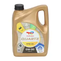 5L 5 Liter ORIGINAL Mopar TOTAL QUARTZ FPW 02 0W-30 Motor&ouml;l ACEA C2 FPW9.55535/02