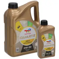6L 6 Liter TOTAL QUARTZ INEO EFFICIENCY 0W-30 Motor&ouml;l f&uuml;r BMW LL-04 LL-19FE LL-12FE