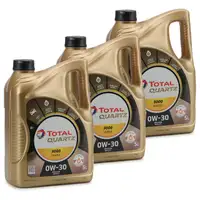 15L 15 Liter TOTAL QUARTZ 9000 ENERGY 0W-30 Motor&ouml;l MB 229.5 VW 502/505.00 VCC95200356