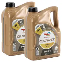 10L 10 Liter TOTAL QUARTZ INEO RCP 5W-30 Motor&ouml;l f&uuml;r Stellantis FPW9.55535/03 PSA B71 2290