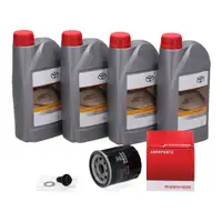 4L ORIGINAL 5W-30 Motor&ouml;l + HERTH+BUSS &Ouml;lfilter f&uuml;r TOYOTA Aygo / X Iq Yaris 1.0 1.3