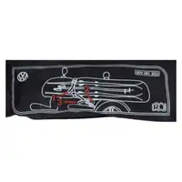 Ski bag for VW Arteon, Beetle, Caddy 3, Golf 6, 7, 8, Passat B6, B7, B8, Tiguan, Touran 00V061202