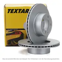 TEXTAR 92329503 Bremsscheiben Satz VW Polo 5 (6R1, 6C1) PR-1KD hinten 6R0615601A