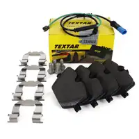 TEXTAR 2147401 Bremsbel&auml;ge + Warnsensor f&uuml;r BMW 3er G20 G21 4er G22 G23 G26 Z4 G29 hinten