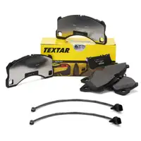 TEXTAR 2500701 Bremsbel&auml;ge + Warnkontakt f&uuml;r PORSCHE Macan (95B) 3.0 GTS + 3.6 Turbo vorne