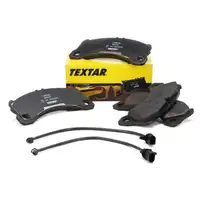 TEXTAR 2570101 Brake Pads + Wako for PORSCHE Macan (95B) 2.0, 3.0 S / Diesel (front)