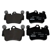 TEXTAR Bremsbel&auml;ge f&uuml;r PORSCHE 911 (997) vorne / hinten + Boxster Cayman (987) vorne
