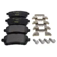 HIRSCHER Bremsscheiben + TEXTAR Bremsbel&auml;ge f&uuml;r FORD Fiesta 6 1.0-1.6 1.4-1.6 TDCi vorne