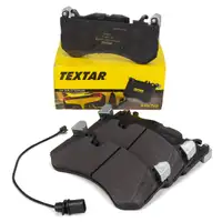 TEXTAR 2445501 Bremsbel&auml;ge + Warnkontaktsensor f&uuml;r AUDI RS6 C6 C7 RS7 4G PR-1LM/1LX vorne