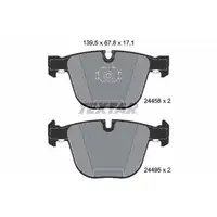 TEXTAR 2445801 Bremsbel&auml;ge Bremskl&ouml;tze f&uuml;r BMW X5M E70 F85 X6M E71 E72 F86 hinten