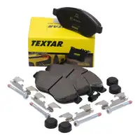 TEXTAR 2446807 Bremsbel&auml;ge + Warnsensor f&uuml;r FIAT Ducato mit Schaltgetriebe vorne 77369119