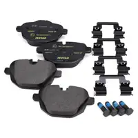 TEXTAR 2456101 Bremsbel&auml;ge + Warnkontaktsensor f&uuml;r BMW X3 F25 X4 20-35i M40i 18-35d hinten