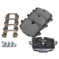 SHW Bremsscheiben + TEXTAR Bremsbel&auml;ge + Sensor f&uuml;r BMW X3M F97 X4M F98 480/510 PS hinten