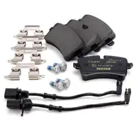 TEXTAR Bremsen Bremsscheiben + Bremsbel&auml;ge + Sensor f&uuml;r AUDI A6 C7 A7 4G vorne + hinten