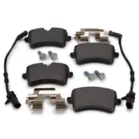 SEBRO Bremsscheiben + TEXTAR Bel&auml;ge + Sensor f&uuml;r PORSCHE Macan (95B) 3.0 S 18 Zoll hinten