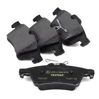 TEXTAR Bremsen Set Bremsscheiben + Bremsbel&auml;ge f&uuml;r FORD Focus 3 MK3 bis 01.2016 hinten